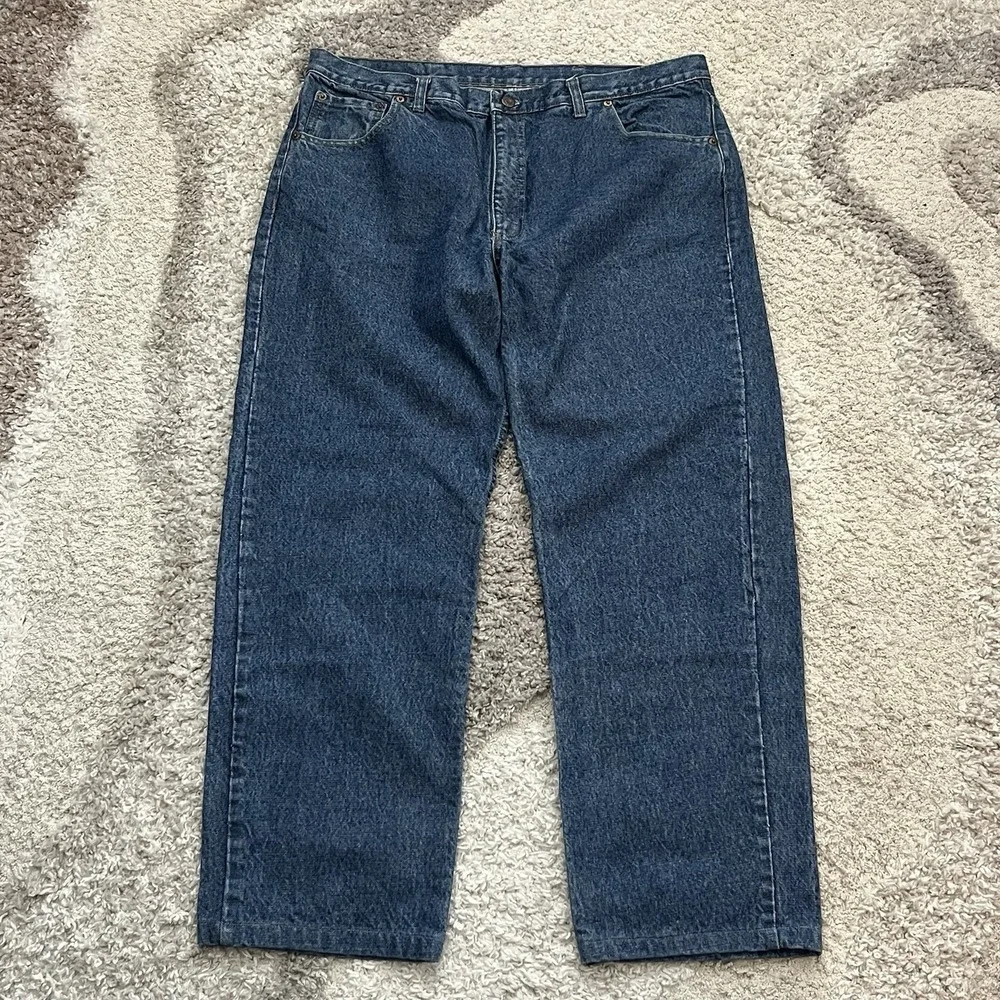 Vintage 90s Levi's 505 XX Straight Leg Medium Wash Jeans Size 36x30